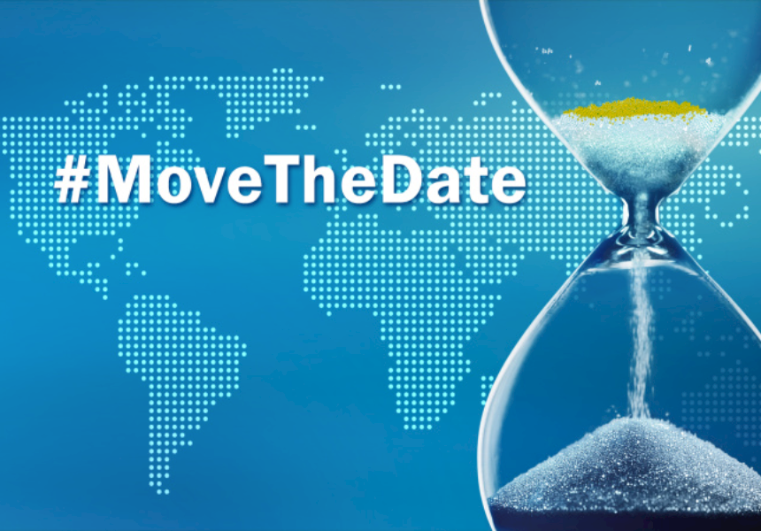 Move the date